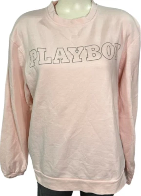 Playboy Women's Sweatshirt Pink - Bunny Bunnies Hollywood - Size L - Image 1 of 4