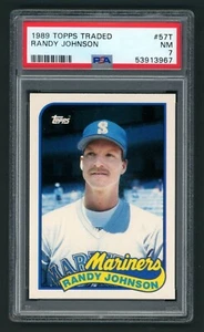 1989 Topps Traded Randy Johnson #57T PSA 7 Mariners - Bild 1 von 2