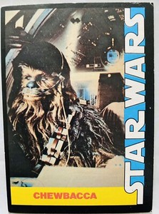 1977 Star Wars Wonder Bread Card #9 Chewbacca - Rare!