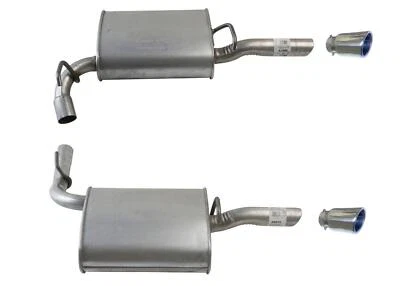 Silenciador trasero doble con puntas cromadas para Lincoln MKZ 2007 2008 2009 2010 2012 3,5 L Foto 1 de 4