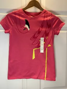 Cat & Jack Short Sleeve Large (10-12) Flamingo T-shirt - Picture 1 of 9