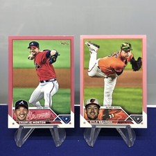 Charlie Morton + Kyle Bradish - 2023 Topps SP Mother’s Day Hot Pink /50 (2)