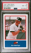 1991 IMPEL/LINE DRIVE MATTINGLY 9 DON MATTINGLY - PSA 8