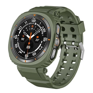 Custodia protettiva TPU resistente cinturino sportivo per Galaxy Watch cinturino silicone ultra 47 mm - Foto 1 di 29