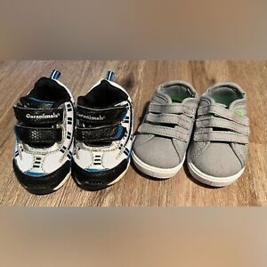 Baby Sneakers Size 3 Garanimals & AND1 Toddler Sneakers Grey Blue Black