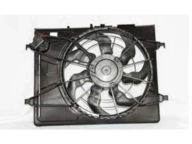 Radiator Fan Assembly TYC 27PFTZ17 for Hyundai Elantra 2010 2009 2007 2008 - Image 1 of 1