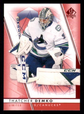 2022-23 SP Authentic Limited Red #73 Thatcher Demko - Image 1 of 2