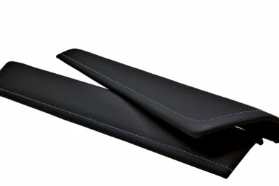 Door Panel Upper Trim Cover for Subaru BRZ Scion GRS Toyota 13-20 Blue Stitch - Image 1 of 4