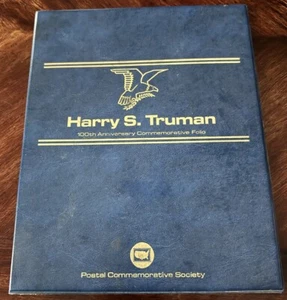 US Stamps Harry S Truman 100th Anniversary Commemorative Folio Issued 1984 - Picture 1 of 4
