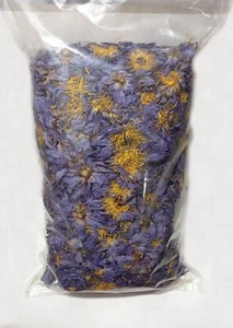 1,058 Unzen Blauer Lotus Nymphaea Caerulea Trockenblumen 100 % Bio Ägyptische... - Bild 1 von 5
