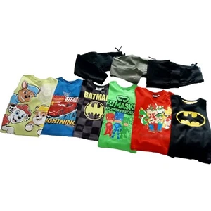 3 x Boys Trousers And 6 T Shirts Aged 4/5 Years Old - Picture 1 of 14