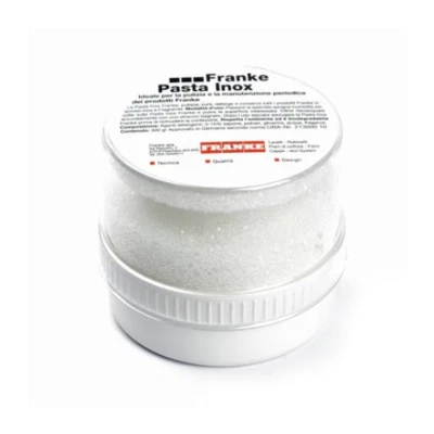 Crema Pasta Detergente Pulizia Acciaio Inox FRANKE Lavelli Piano Cottura Forno