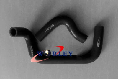 For Datsun 1200 1000 120Y B210 UTE Silicone Radiator Hose Kit BLACK - Image 1 of 4
