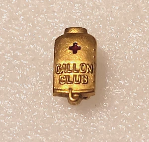Prendedor pequeño estilo antiguo vintage de club de galones de la Cruz Roja Americana - Imagen 1 de 6