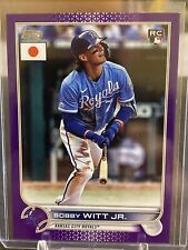 2022 Topps Baseball JAPAN Edition Bobby Witt Jr  #130  Purple 4/50 RC Rookie