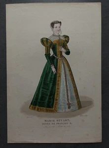 LANTE drawing engraving CAT - Marie Stuart - Picture 1 of 5
