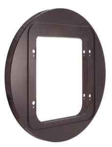 Adaptador de montaje de solapa SureFlap Cat BROWN - Adecuado para puertas de vidrio, paredes, etc. - Imagen 1 de 3