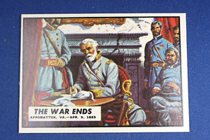 1962 Topps Civil War News - #87 "The War Ends" - NrMt-Mt Condition