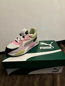 Puma RsX Bouquet Lace Up Youth Girls White Sneakers Casual Shoes SIZE 11 - Picture 1 of 3
