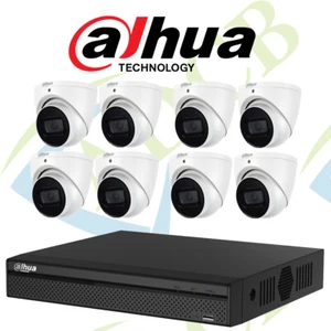 Dahua 4MP Complete CCTV Security Camera Eyeball Dome Kit Full HD 2.7 - 12mm IR - Picture 1 of 4