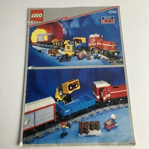LEGO LOAD N HAUL RAILROAD 1991 TREN URBANO CLÁSICO #4563 MANUAL SOLO DE COLECCIÓN - Imagen 1 de 11