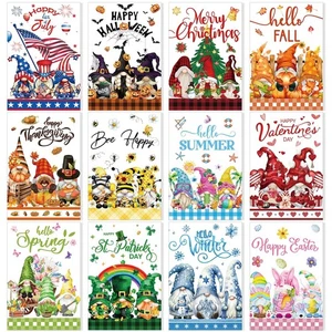 VioraWhite 12 Pcs Holiday Diamond Art Kits Seasonal Theme Diamond Painting Ki... - Picture 1 of 7
