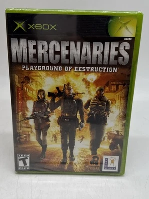 Mercenaries Playground of Destruction (Microsoft Xbox, 2005) New Factory Sealed - Image 1 of 3