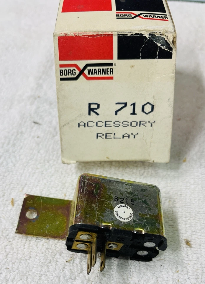 Relé accesorio vintage BWD Borg Warner R710 73-84 Ford y Mercury Foto 1 de 1