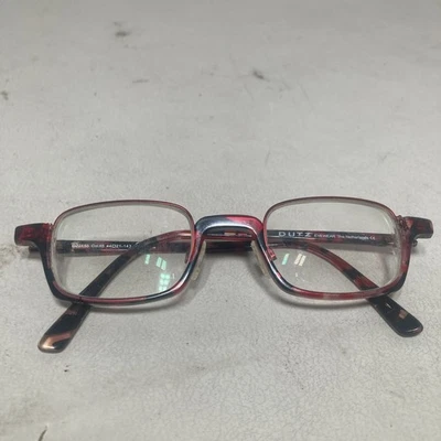 Dutz DZ2155 Col. 65 Red Tortoise Eyeglasses Frame Netherlands 44-21-140 SoDutz - Image 1 of 4