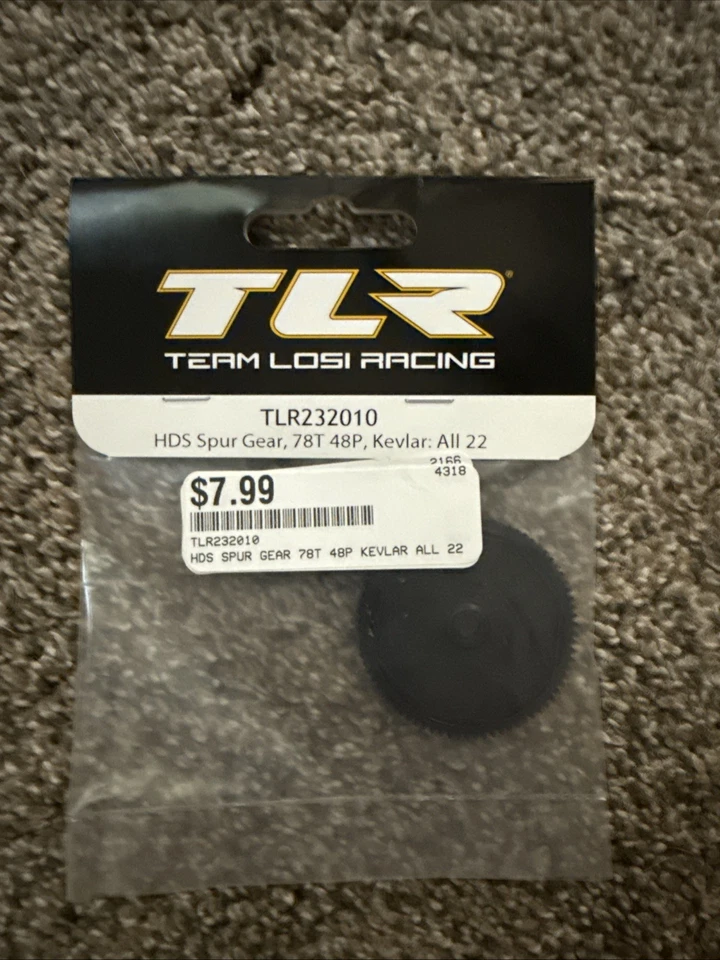 Team Losi Racing 232010 48P HDS Made With Kevlar Spur Gear (78T) - Image 1 of 1