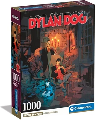 Clementoni Puzzle 1000 Pz Dylan Dog 39817 - Immagine 1 di 4