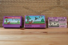 Duck Hunt Duckhunt w/box manual Japan Nintendo Famicom FC NES VG-!