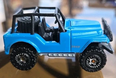 Jeep CJ 1983 Matchbox 4x4 azul fundido a presión hecho en Tailandia  Foto 1 de 4