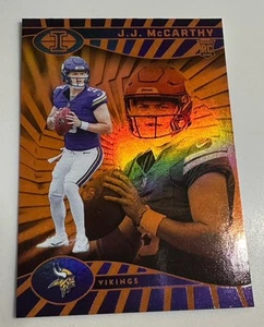 Panini Illusions 2024 - J.J. McCarthy #100 Trophy Collection Naranja (RC) - Imagen 1 de 1
