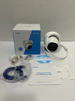 Reolink RLC-820A 8MP Ultra HD PoE Secuirty Camera Smart Person/Vehicle Detection - Image 1 of 4