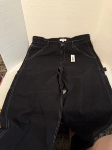 Garage Womens Carpenter Pants Grunge Black Size 13 - Picture 1 of 6