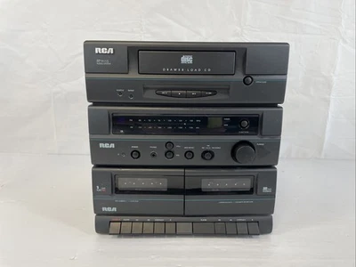 Vintage RCA RP 9115 Stereo System AM/FM Radio Dual Cassette CD  -  READ - Image 1 of 4