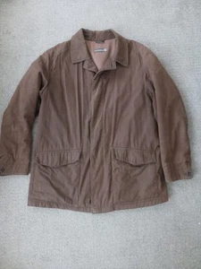 Canali Jacket 90% Wool 10% Cashmere Lined Heavy Outdoor Brown Coat 54 / 44 US - Picture 1 of 8