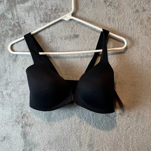 SPANX smooth Brallelujah Lightly Lined Wireless Bra Black Size 32D New - Picture 1 of 6