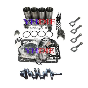 4BG1 Overhaul Rebuild Kit+Crankshaft+Connecting rod for Isuzu Engine SK100 SK120 - Picture 1 of 4