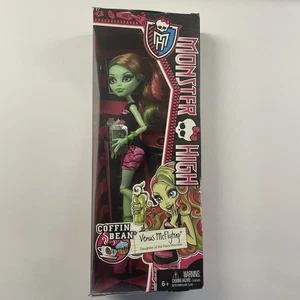 Monster High Sarg Bean Venus McFlytrap Puppe 11 Zoll 2013 Mattel Puppe Neu im Karton NEU - Bild 1 von 10