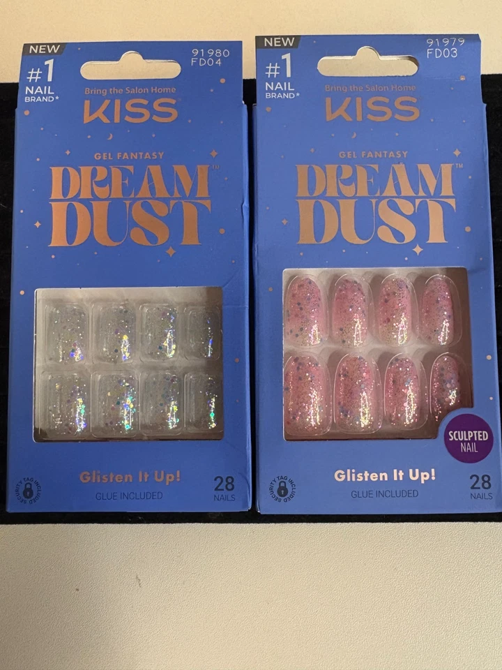 KISS Gel Fantasy Dream Dust, Glue On Nails (You Choose) - Image 1 of 1