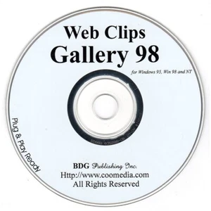 Web Clips Gallery 98 (PC-CD-ROM,1999) for PC/MAC/UNIX - NEW CD in SLEEVE - Picture 1 of 3