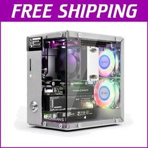 High-Performance Raspberry Pi 5 Mini PC Case with Customizable RGB Effects - Picture 1 of 11