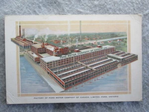 Fábrica de Ford Motor Company de Canadá, postal de Ontario, comité de bienvenida - Imagen 1 de 3