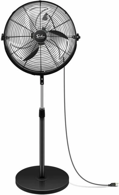 Simple Deluxe18‘" Pedestal Standing Fan - Black