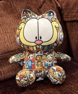Garfield Comic Print Plush Stuffed Animal Toy Cartoon 2021 Toy Factory 7" - Picture 1 of 2