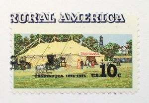 1974 US Rural America, 10c, Scott #1505 Misregistration Printing Error, MNH - Picture 1 of 2