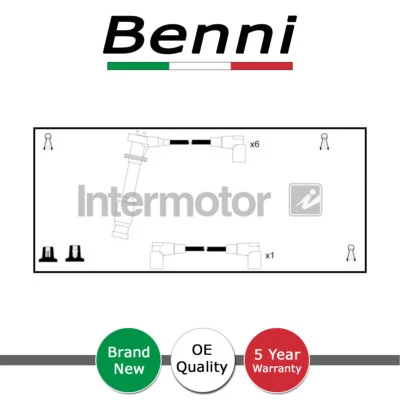 Benni HT Ignition Leads Fits Porsche 911 1992-1997 3.6 3.7 + Other Models - image 1 of 2