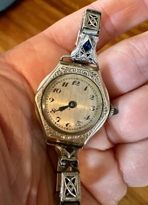 Reloj Emerson Oro 14k Vintage Calidad Coronación Damas 15 Joyas  Foto 1 de 4